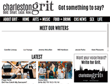 Tablet Screenshot of charlestongrit.com